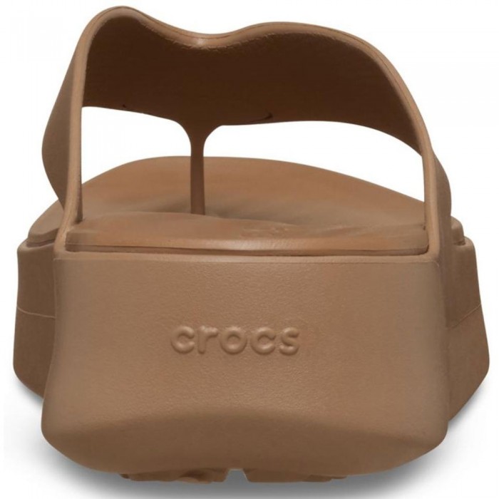 Σαγιονάρες Crocs - Gataway Platform Flip 209410-2JJ Καφέ