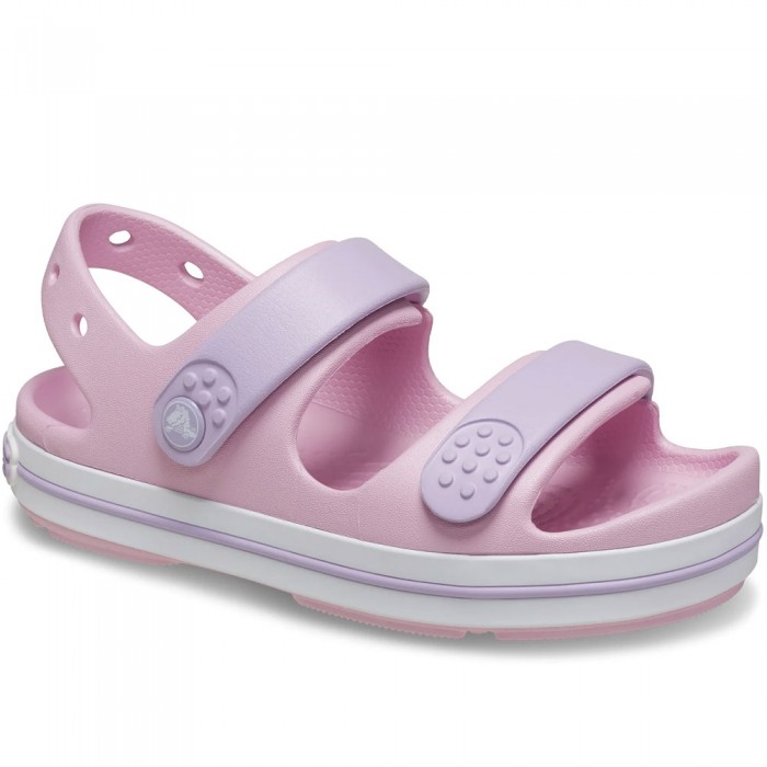 Crocs Παιδικά Πέδιλα Crocband Cruiser Sandal 209423-84I Ροζ/Λιλά