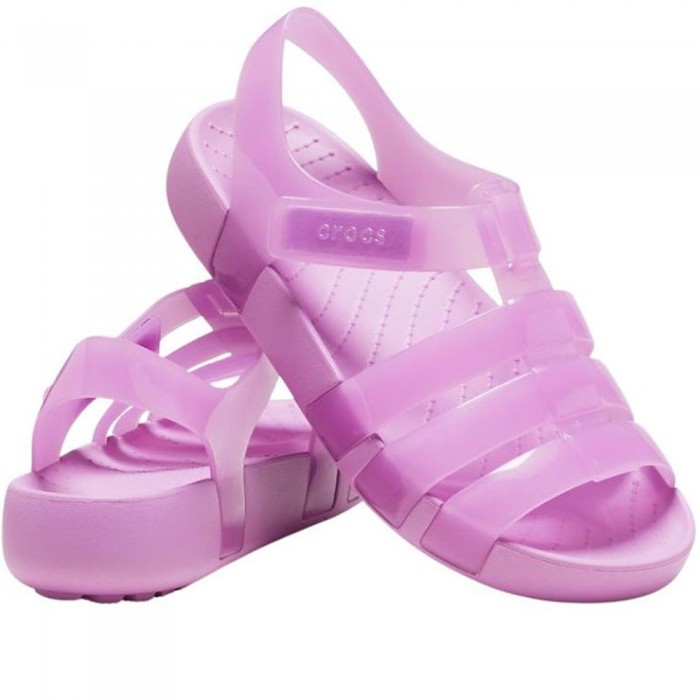 Σανδάλια Crocs - Isabella Jelly Sandal 209837-6WQ Λιλά