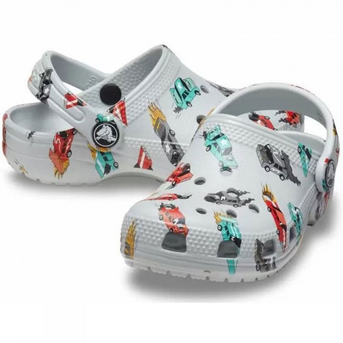 Αγορίστικα Crocs - Classic Race Cars Graphic 210992-1NN Γκρι Αγορίστικα Crocs - Classic Race Cars Graphic 210992-1NN Γκρι