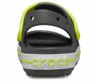 Crocs Παιδικά Πέδιλα Crocband Cruiser Sandal 209423-1NJ Γκρι/Πράσινο