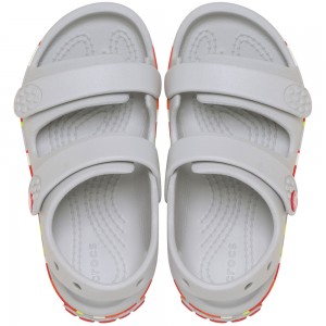 Boy's Sanadals Crocs - crocband cruiser glow Confetti 212527-1X8 Γκρι