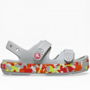 Bebe Boy's Sanadals Crocs - crocband cruiser glow Confetti 212528-1X8 Γκρι