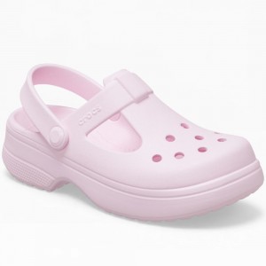 Girls Crocs - Mary Jane 210615-6ZW Ροζ