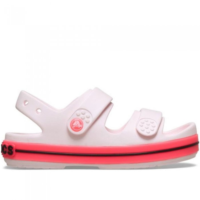 Crocs - Crocband Cruiser Neon Band Sandal 213345-7DE Bubble Ice / Pink Blast Crocs - Crocband Cruiser Neon Band Sandal 213345-7DE Bubble Ice / Pink Blast