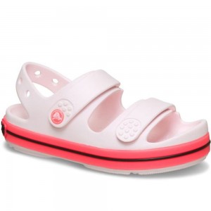 Crocs - Crocband Cruiser Neon Band Sandal 213345-7DE Bubble Ice / Pink Blast
