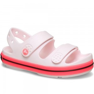 Crocs - Crocband Cruiser Neon Band Sandal 213346-7DE Bubble Ice / Pink Blast