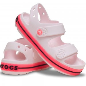 Crocs - Crocband Cruiser Neon Band Sandal 213346-7DE Bubble Ice / Pink Blast