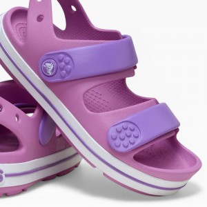 Crocs Παιδικά Πέδιλα Crocband Cruiser Sandal 209423-6WQ Μωβ