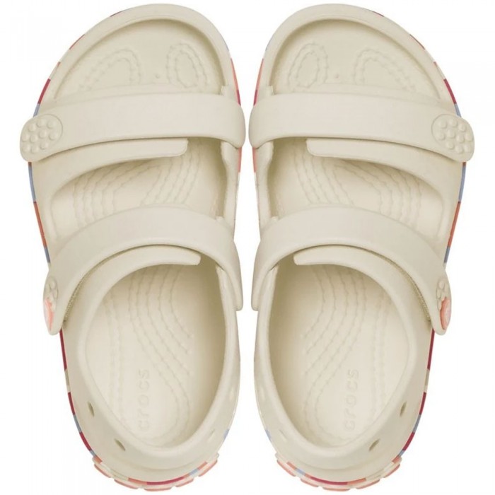 Girls Sanadals Crocs - crocband cruiser glow Confetti 212527-2MK Εκρού