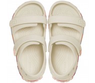 Bebe Girls Sanadals Crocs - crocband cruiser glow Confetti 212528-2MK Εκρού