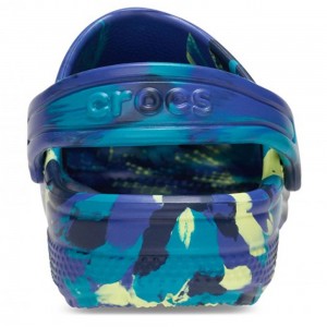 Bebe Crocs - Classic Marbled Clog 206838-4RR Μπλε