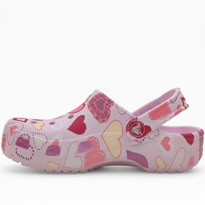 Baby Girls Crocs - Classic Vday Clog 209755-7CI Ροζ