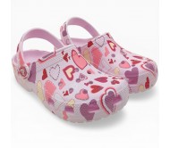 Baby Girls Crocs - Classic Vday Clog 209755-7CI Ροζ Baby Girls Crocs - Classic Vday Clog 209755-7CI Ροζ