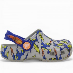Crocs - Classic Dragon Graphic 212514-1FT Γκρι