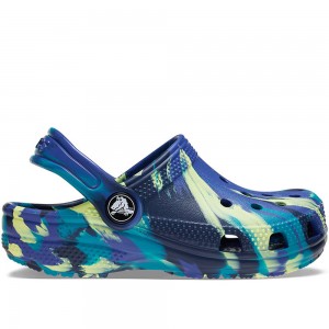Junior Crocs - Classic Marbled Clog 207464-4RR Μπλε