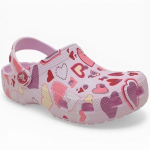 Girls Crocs - Classic Vday Clog 209754-7CI Ροζ