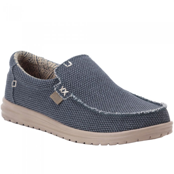 Ανδρικά Slip on Hey Dude - Mikka Braided 40124-4NL Μπλε