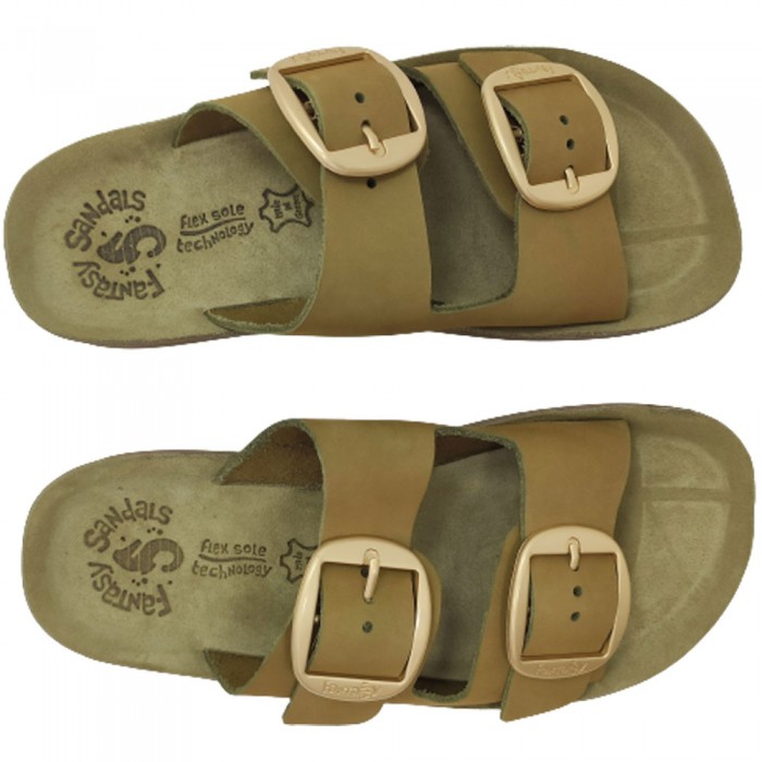 Γυναικείο Σανδάλι Fantasy Sandals - Despoina S310 Λαδί