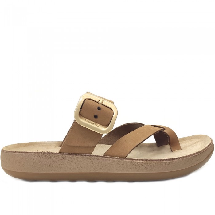 Σανδάλια Δερμάτινα Fantasy Sandals - Constantia S904 Cuoio