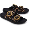 Δερμάτινες Παντόφλες Fantasy Sandals - Joya S924 Animal Skin