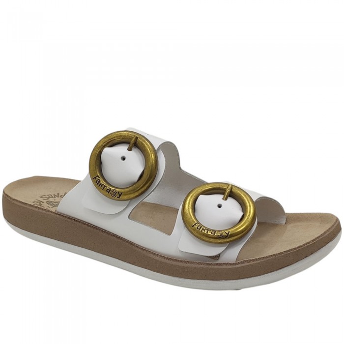 Fantasy Sandals Δερμάτινα Γυναικεία Σανδάλια Joya S924 Λευκό Fantasy Sandals Δερμάτινα Γυναικεία Σανδάλια Joya S924 Λευκό