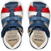 Ημίκλειστα Πέδιλα Geox - Sandal Macchia B254VA C4242 Μπλε/Κόκκινο