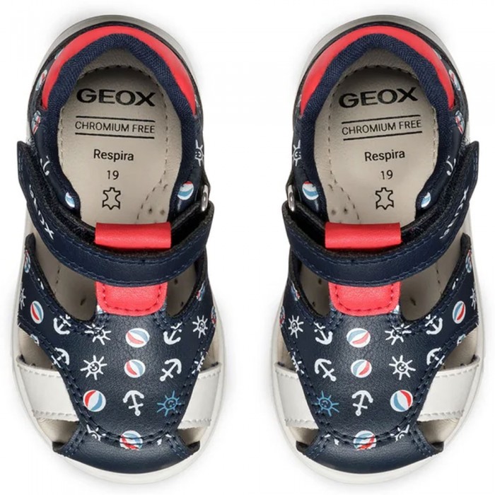 Ημίκλειστα Πέδιλα Geox - Sandal Zapito B556EC C0735 Μπλε