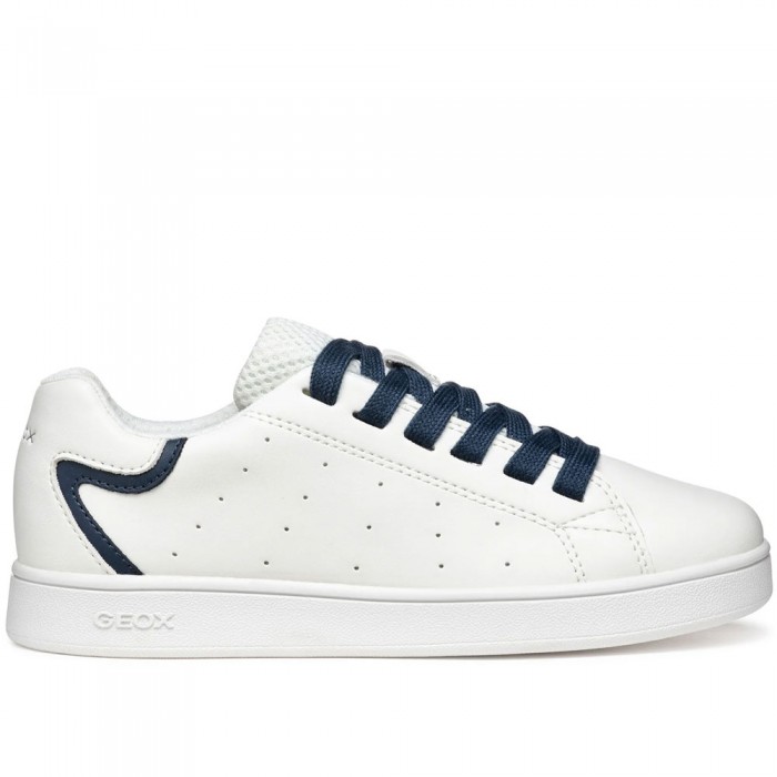Εφηβικά Δετά Sneakers Geox - Eclyper J55LSB C0899 Λευκό Εφηβικά Δετά Sneakers Geox - Eclyper J55LSB C0899 Λευκό
