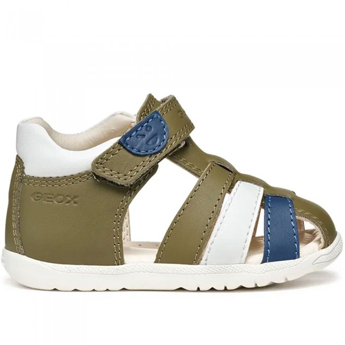 Ημίκλειστα Πέδιλα Geox - Sandal Macchia B254VA C3203 Χακί