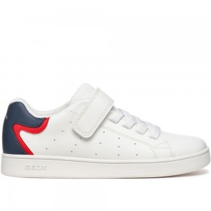 Εφηβικά Sneaker Geox - Eclyper J36LSA C0006 Λευκό