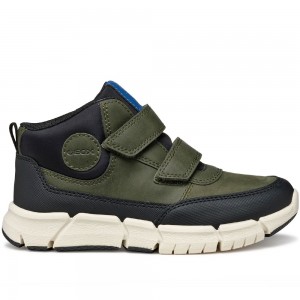 Εφηβικά Casual Μποτάκια Geox - Flexyper J569BA C3009 Χακί Εφηβικά Casual Μποτάκια Geox - Flexyper J569BA C3009 Χακί