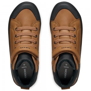 Παιδικά Ανατομικά Μποτάκια Geox - Gisli Boy B461NC C1162 Ταμπά / Μαύρο