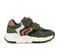  Παιδικά Ανατομικά Sneakers Geox - Flexyper B656GC CB36N Χακί / Μπλε