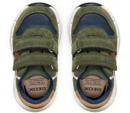 Παιδικά Ανατομικά Sneakers Geox - Flexyper B656GC CB36N Χακί / Μπλε Παιδικά Ανατομικά Sneakers Geox - Flexyper B656GC CB36N Χακί / Μπλε