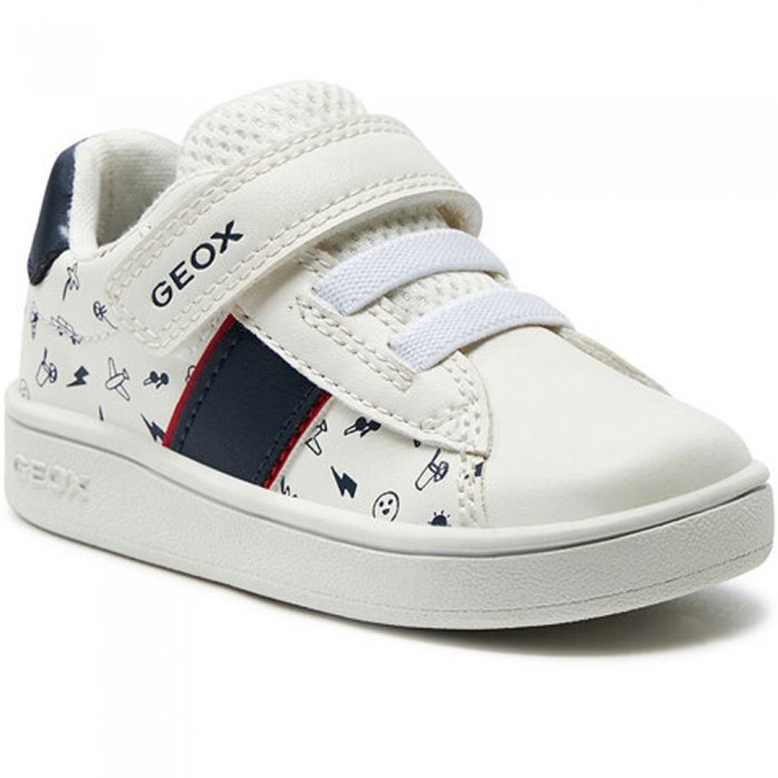 Παιδικά Sneakers Geox - Eclyper Boy B455LA C0899 Λευκό