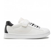 Αγορίστικα sneakers αυτοκόλλητα Geox - J255VA Λευκό