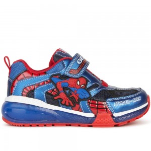 Αγορίστικα Sneakers Spiderman Marvel Geox - Bayonyc J26FEB Μπλε