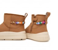 Geox J Laquinny Girl – Τα Cozy Μποτάκια που θα Λατρέψεις J66M3E C6627 Camel