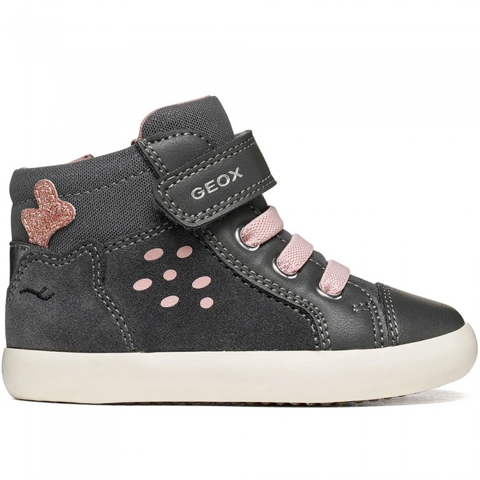 Μπεμπέ Μποτάκια Geox B Gisli Girl B661MA C9002 Γκρι / Ροζ Μπεμπέ Μποτάκια Geox B Gisli Girl B661MA C9002 Γκρι / Ροζ