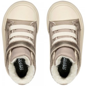 Βρεφικά Μποτάκια Geox B Gisli Girl B461ME C5005 Μπεζ / Χρυσό