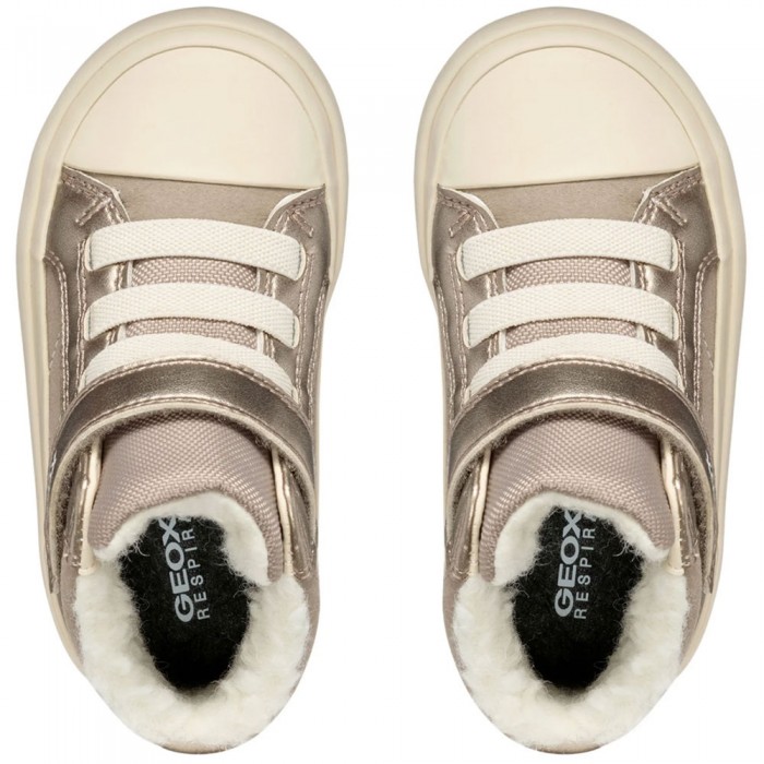 Βρεφικά Μποτάκια Geox B Gisli Girl B461ME C5005 Μπεζ / Χρυσό Βρεφικά Μποτάκια Geox B Gisli Girl B461ME C5005 Μπεζ / Χρυσό