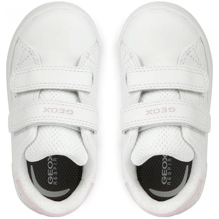 Κοριτσίστικα Sneakers Geox - Eclyper B365MA C0406 Λευκό/Ροζ Κοριτσίστικα Sneakers Geox - Eclyper B365MA C0406 Λευκό/Ροζ