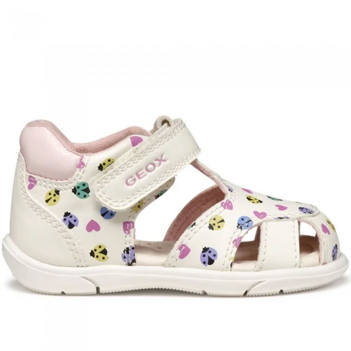 Πέδιλα Geox - Sandal Zapito B556FB C0653 Λευκό Πέδιλα Geox - Sandal Zapito B556FB C0653 Λευκό