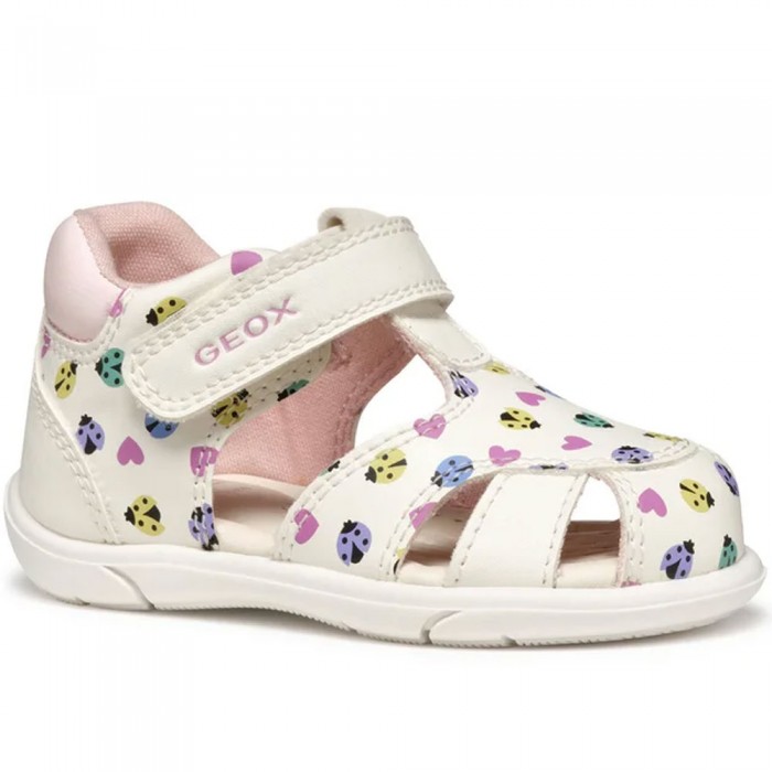 Πέδιλα Geox - Sandal Zapito B556FB C0653 Λευκό Πέδιλα Geox - Sandal Zapito B556FB C0653 Λευκό