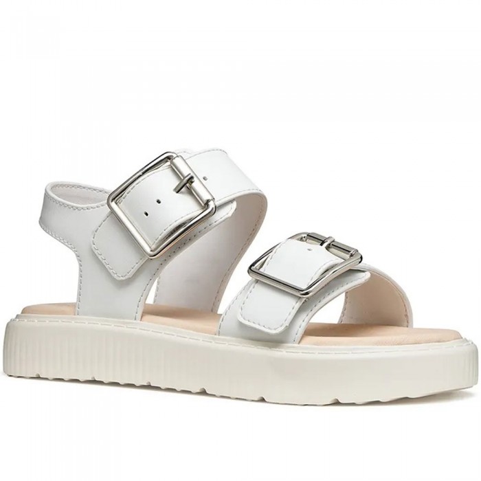 Εφηβικά Πέδιλα Geox - Kodette J45DBH C1000 Λευκό