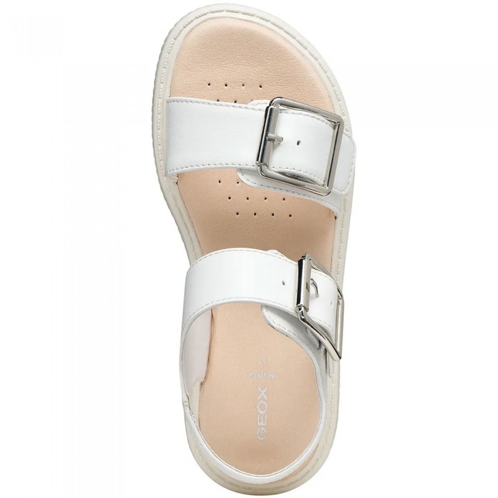 Εφηβικά Πέδιλα Geox - Kodette J45DBH C1000 Λευκό