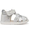 Μπεμπέ Geox Πέδιλο Macchia B254WB C0007 Λευκό/Ασημί