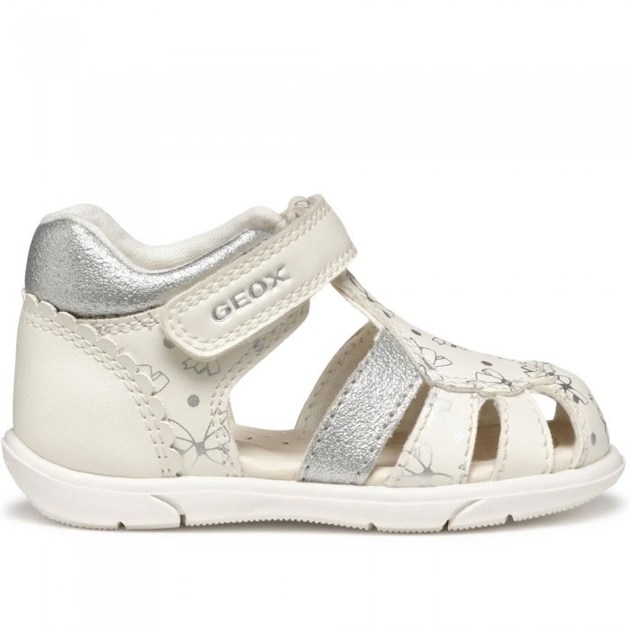 Κοριτσίστικα Μπεμπέ Πέδιλα Geox - Sandal Zapito B556FA C0007 Λευκό