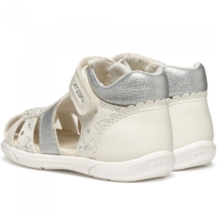 Κοριτσίστικα Μπεμπέ Πέδιλα Geox - Sandal Zapito B556FA C0007 Λευκό